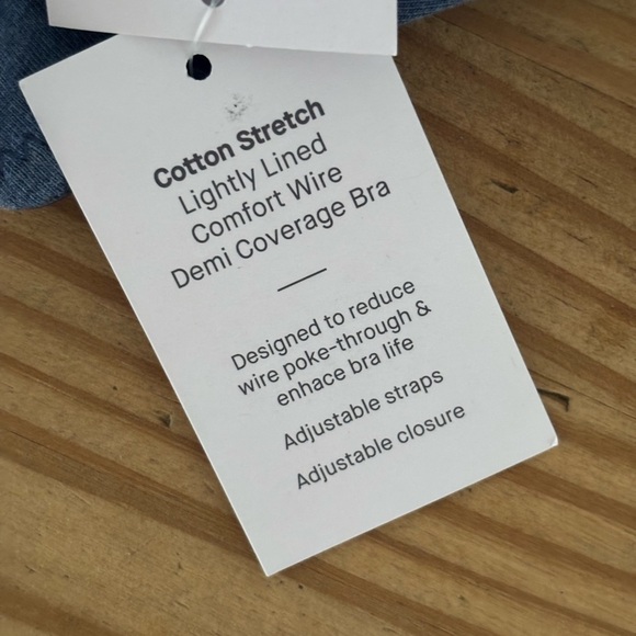 Auden Blue Push-Up Bra with Underwire Support - Picture 5 of 8